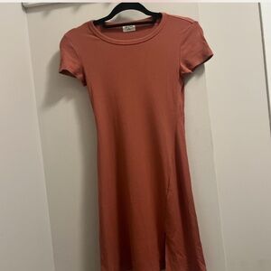 Aritzia Terracotta Mini Dress